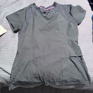 Gray heart soul scrub set